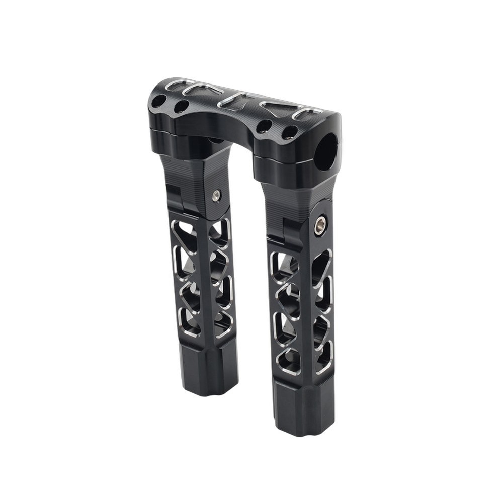 8.5" Pullback Handlebar Risers Clamps For Harley Dyna Softail Sportster 1'' Bar