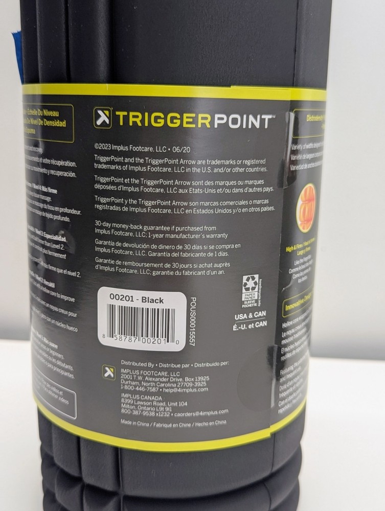 2 - Trigger Point Grid FOAM ROLLERS (13"x 5-3/8") Deep Tissue Massage NEW
