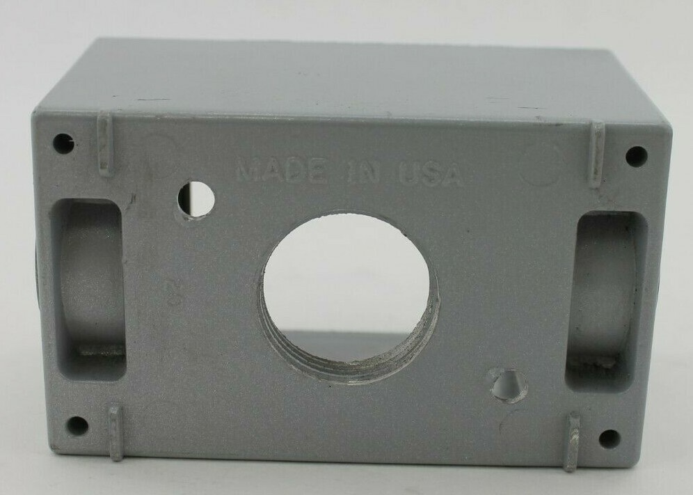 GDC 93C6 1-Gang Outlet Box