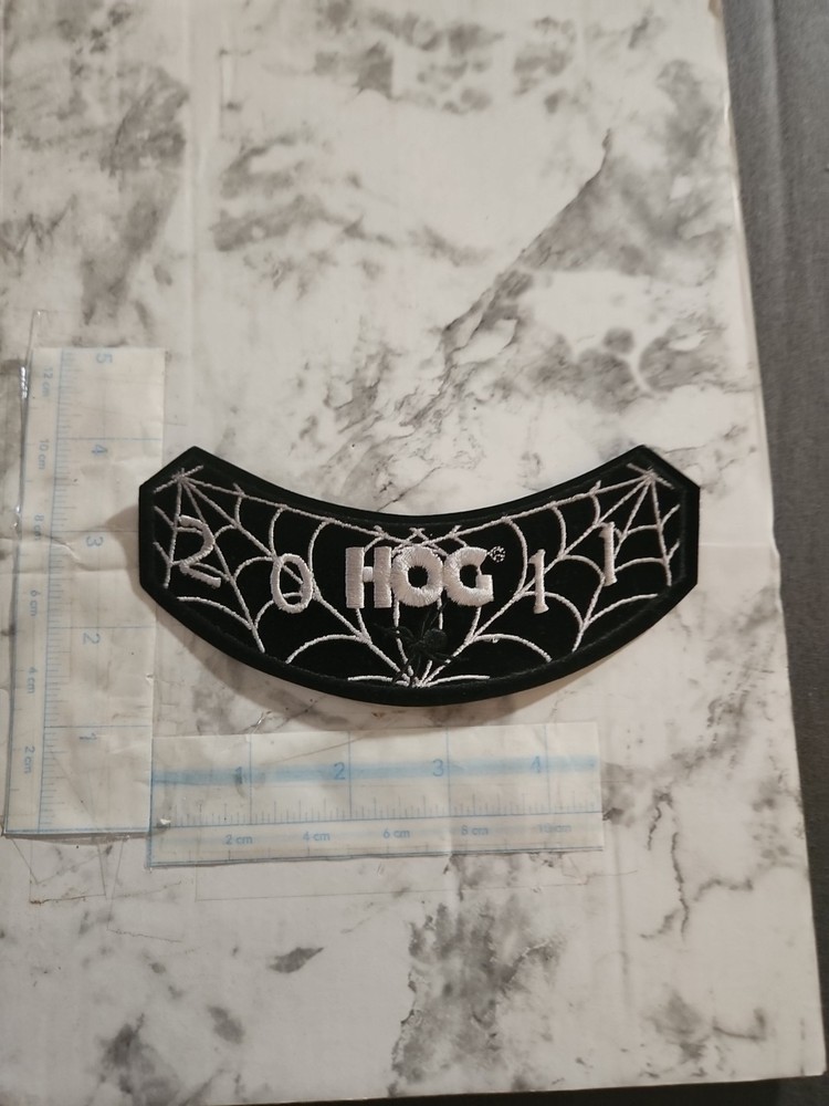 2011 HOG Harley Owners Group Jacket Vest Patch Spider 🕷  Web SHIPS FREE