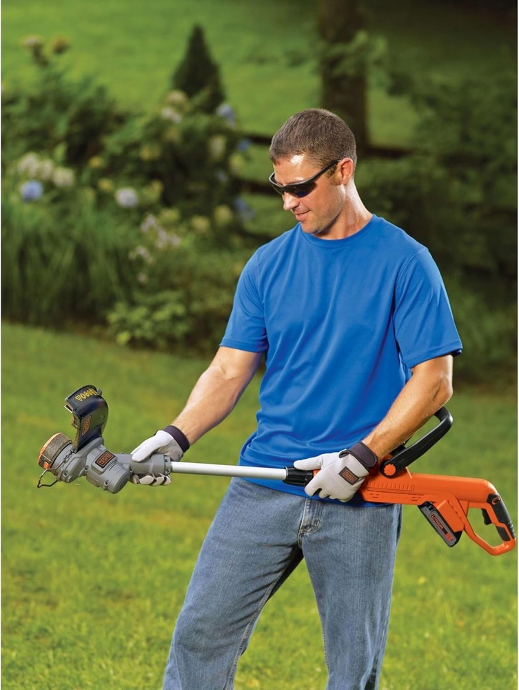 20V MAX String Trimmer and Edger 2 in 1, Cordless Weed Wacker with Auto Spool