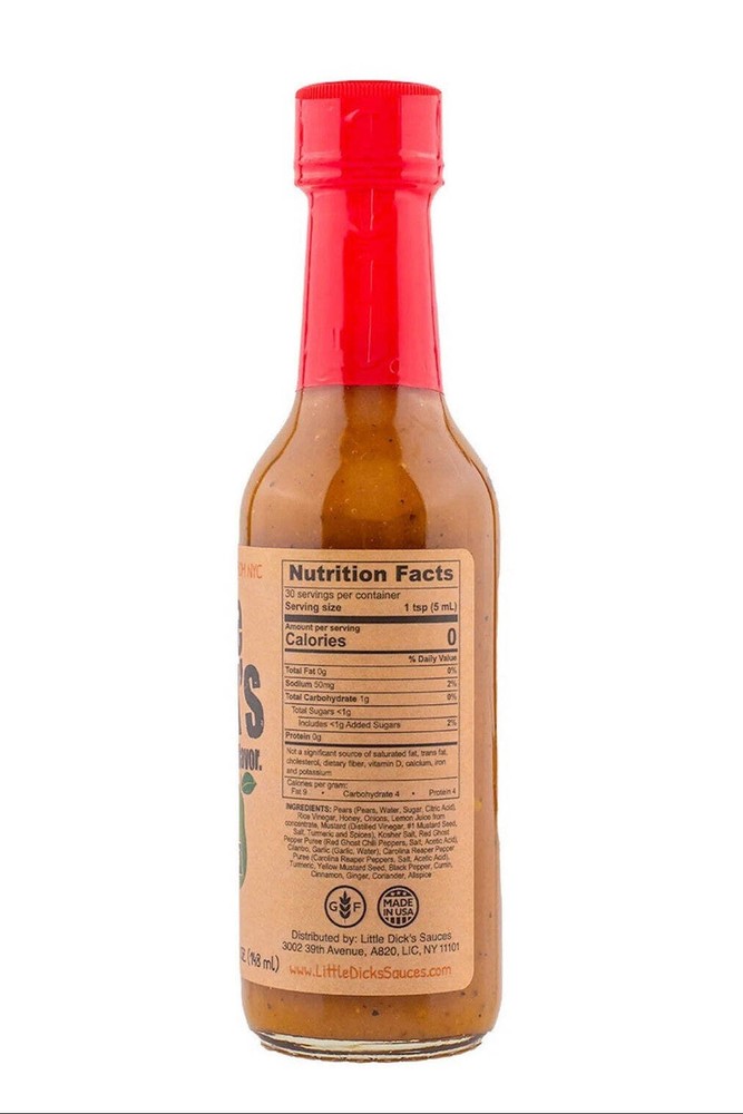 Little Dick's Ghost Pepper Pear Hot Sauce
