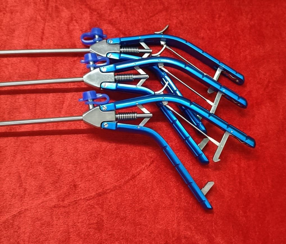 Laparoscopic Tenaculum Forceps D/A 5mmx330mm Best Quality Reusable-3pc