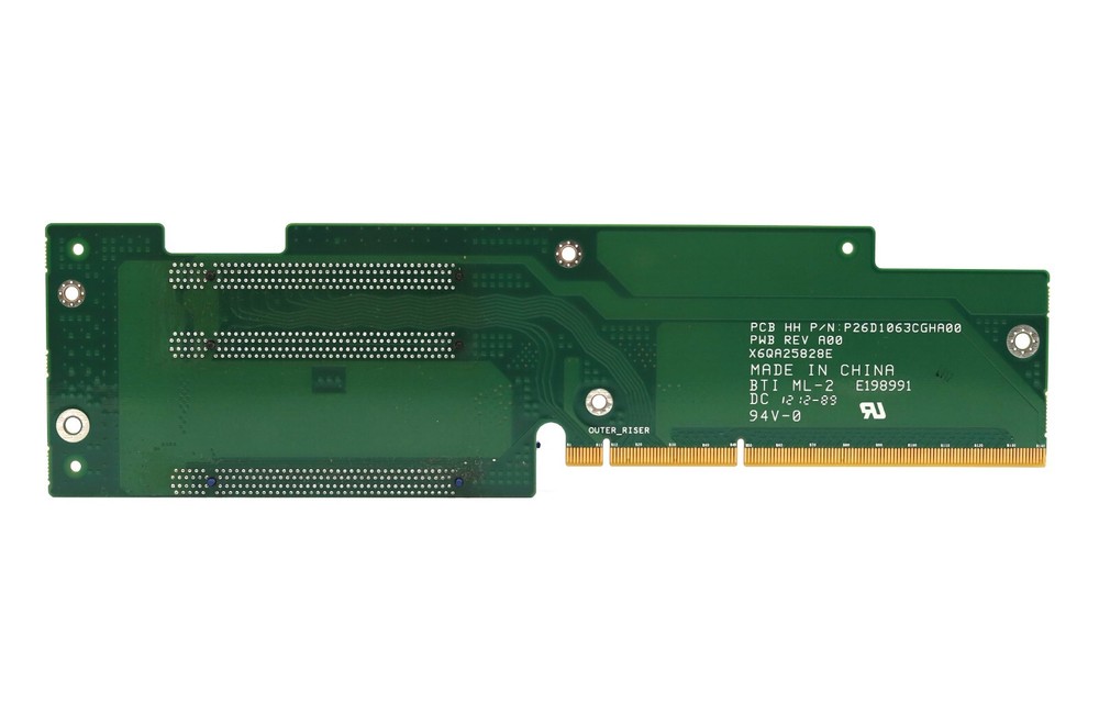 Dell Precision R5500 PCIe x8 Outer Riser Board Dell P/N: 00GCRK Tested Working