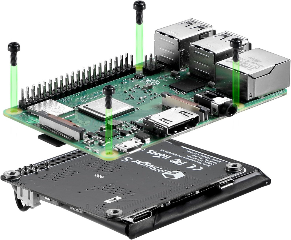 Pisugar S Pro Portable 5000mAh UPS Lithium Battery Power Module Raspberry Pi