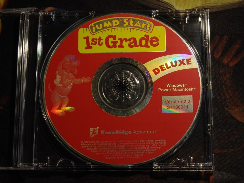 Jump Start 1st Grade Deluxe (PC, 2000)