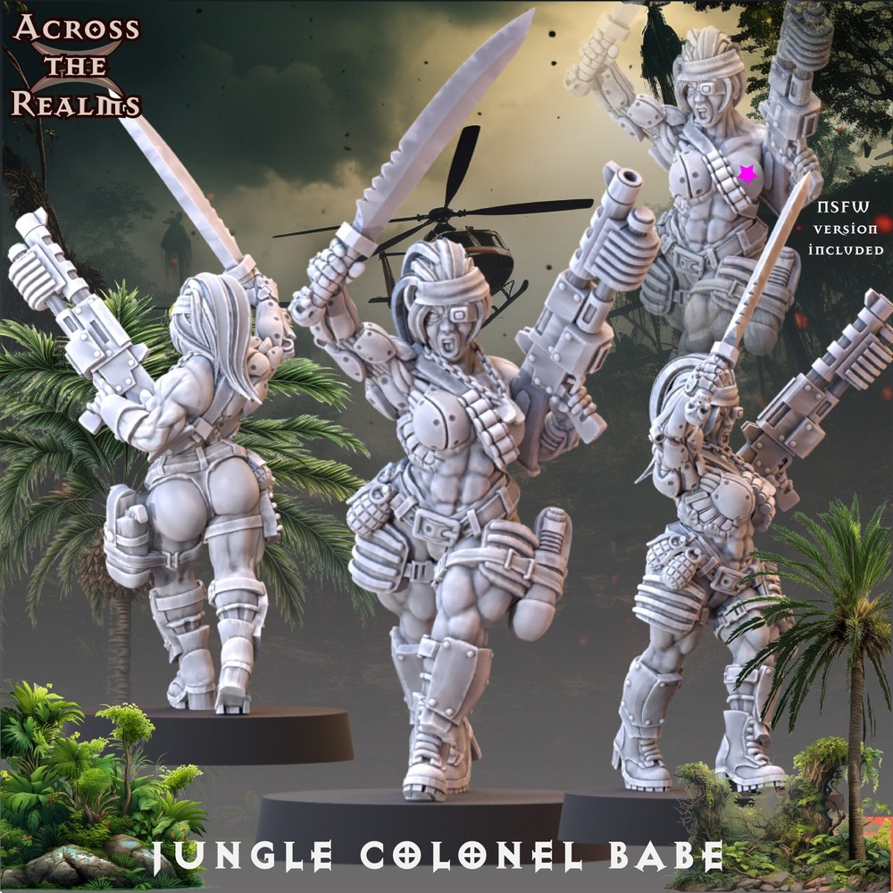 JUNGLE FIGHTERS COLONEL (PIN-UP)