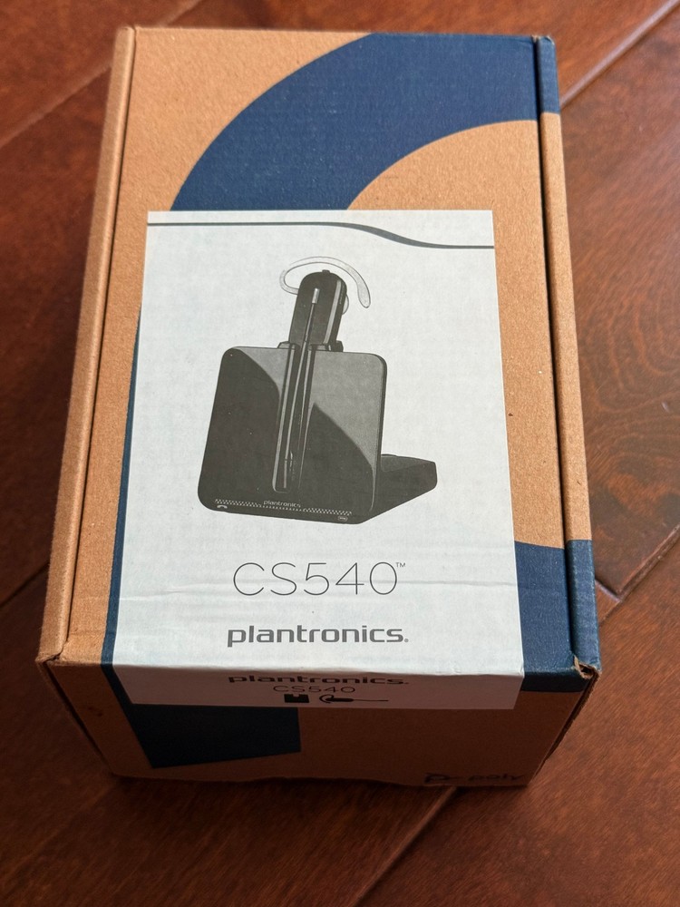 Plantronics CS540 Wireless Headset System Black New Open Box