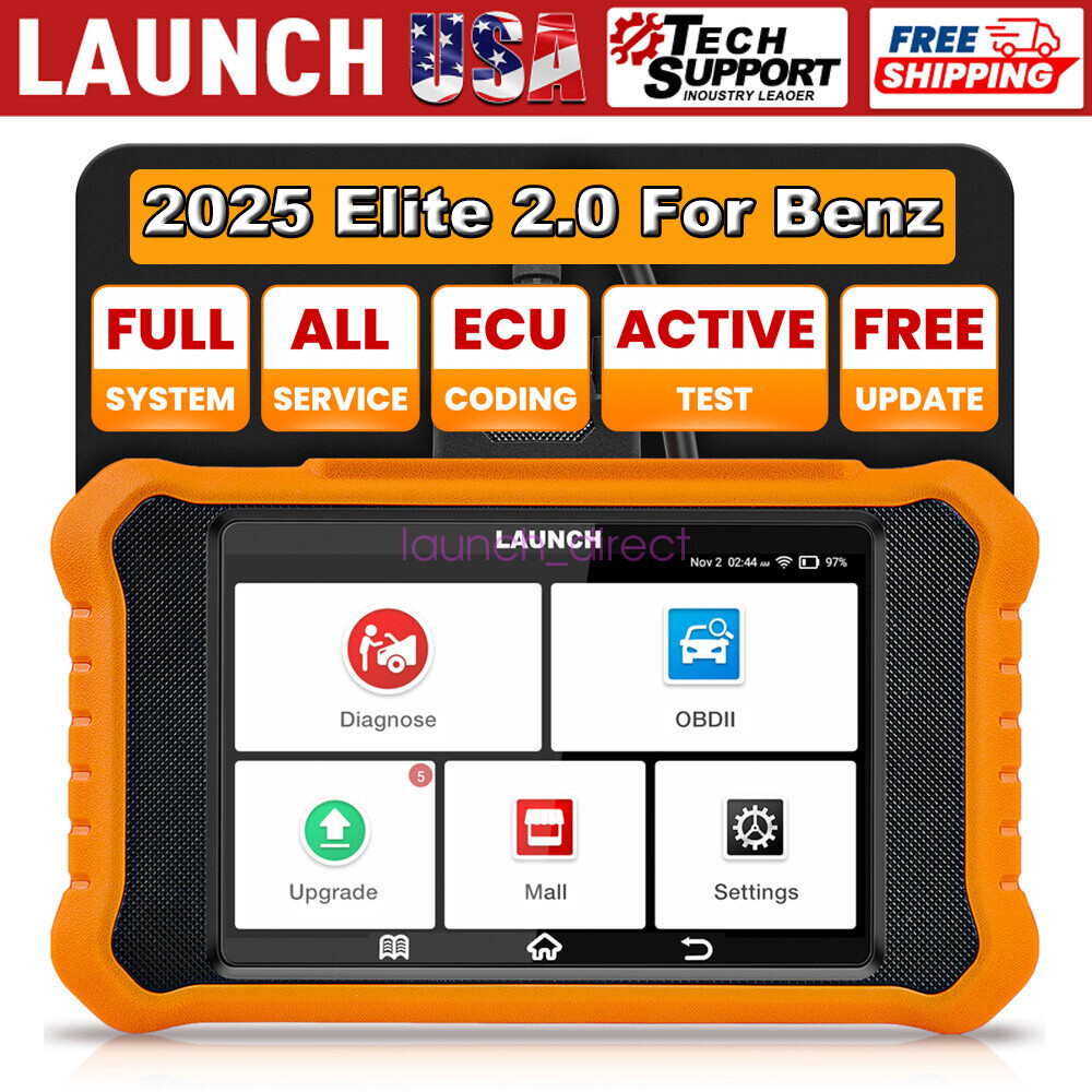 LAUNCH Creader Elite 2.0 for Benz/Sprinter Bidirectional Diagnostic Tool Scanner