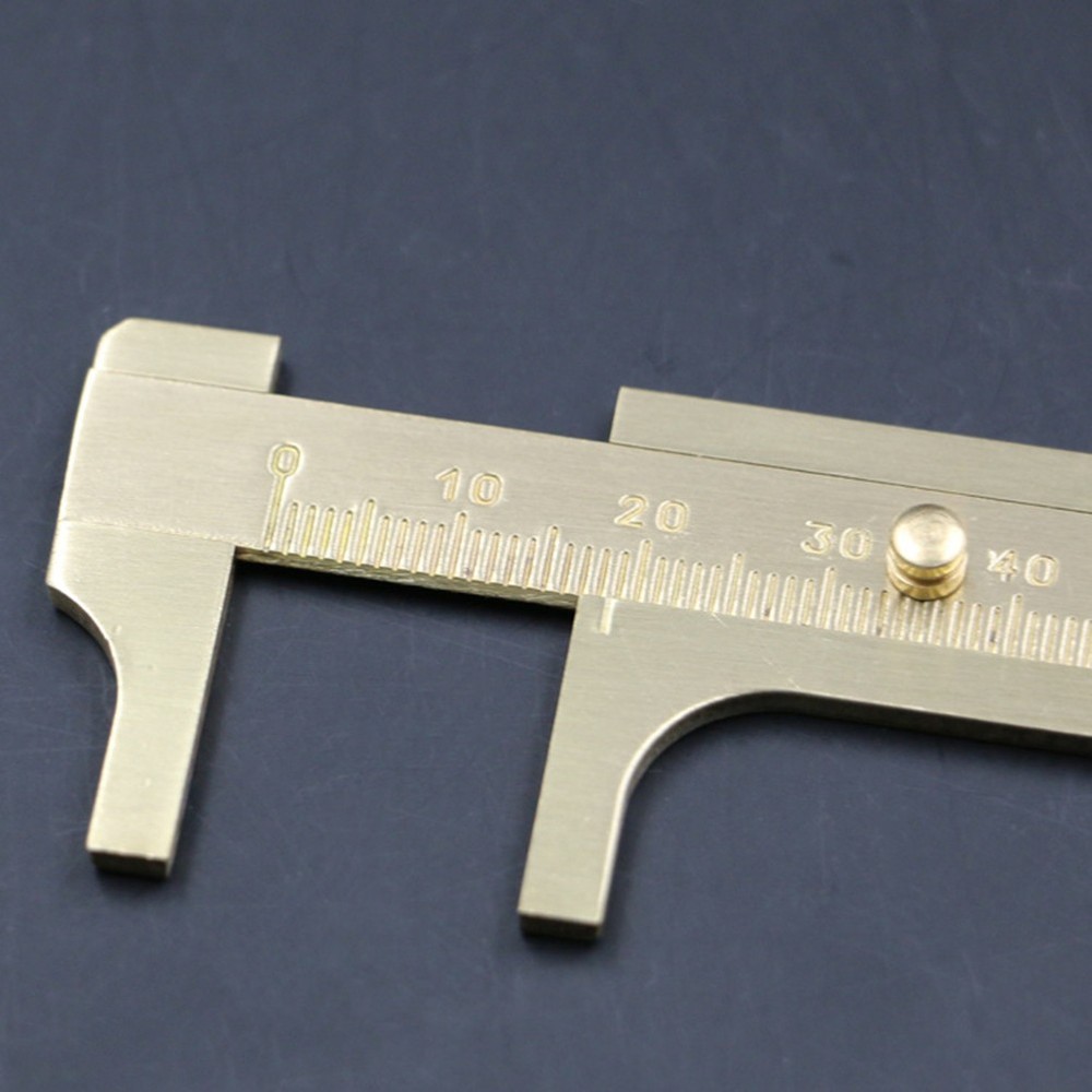 Brass Caliper Mini Sliding Gauge Depth Measuring Tool