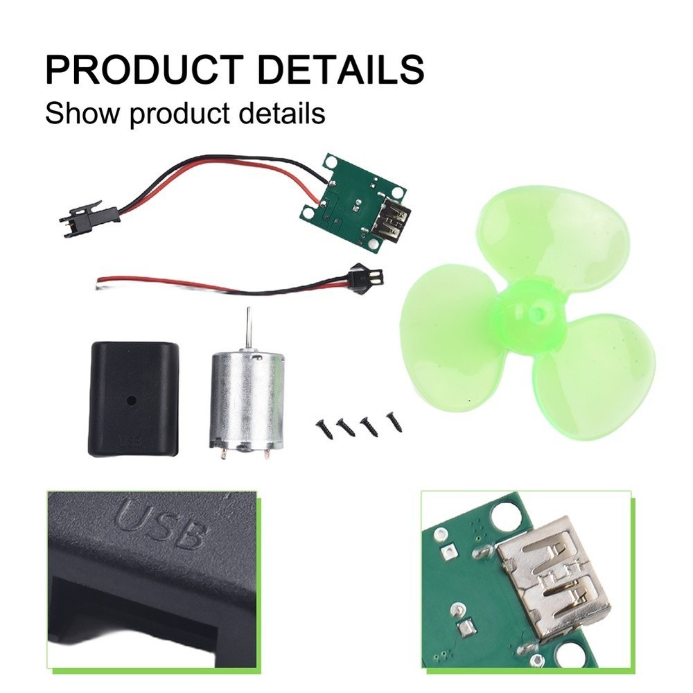 DIY Wind Generator Teaching Set with All Components for Classroom Experiments