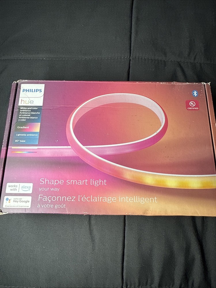 Philips - Hue Ambiance Gradient Bluetooth Lightstrip 80-inch Base Kit