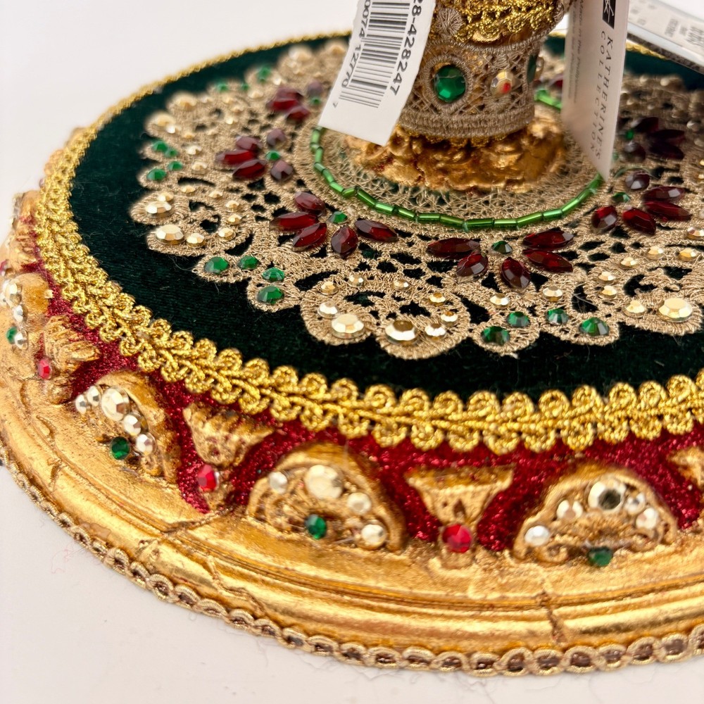 Katherine's Collection Christmas Castle Cake Plate Stand