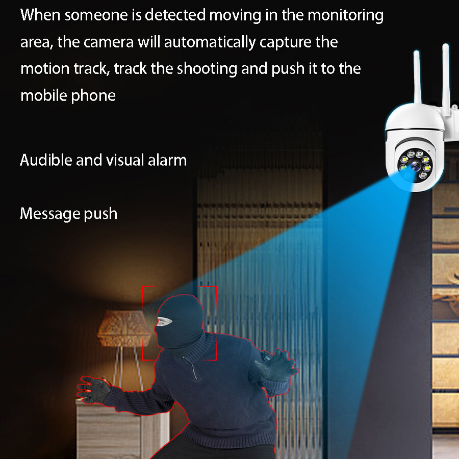 4-Pack Wireless 5G WiFi Security Camera System Smart Outdoor Night Vision 1080P