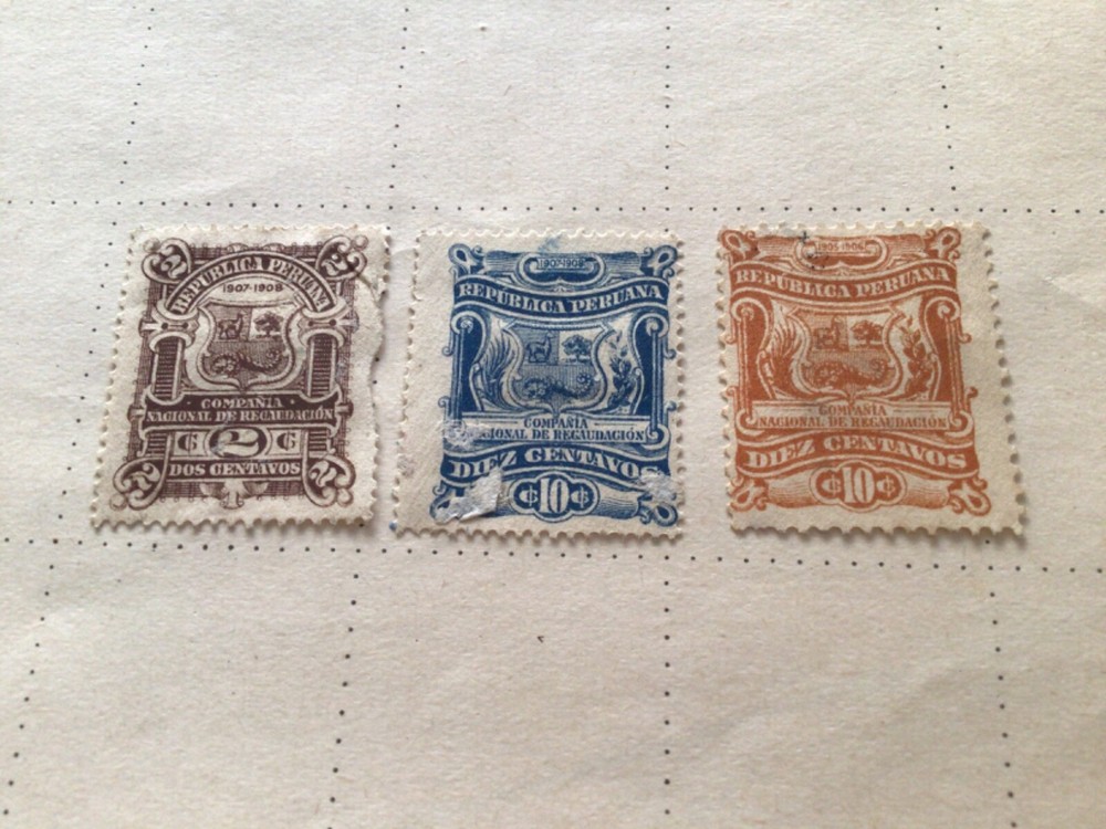 Peru mounted mint & used stamps A9685