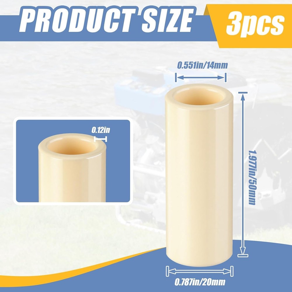 Treela 3 Pack Ceramic Piston, 20mm Ceramic Piston Replacement for Pressure Washe