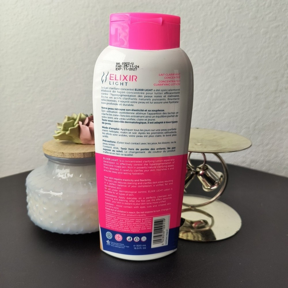 ELIXIR LIGHT GLUTATHION CLARIFYING BODY LOTION 500ml SPF45