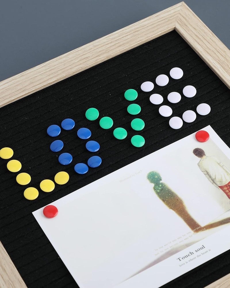 500 Pack Vinyl Thumbtacks: Decorative Push Pins for Document Organization