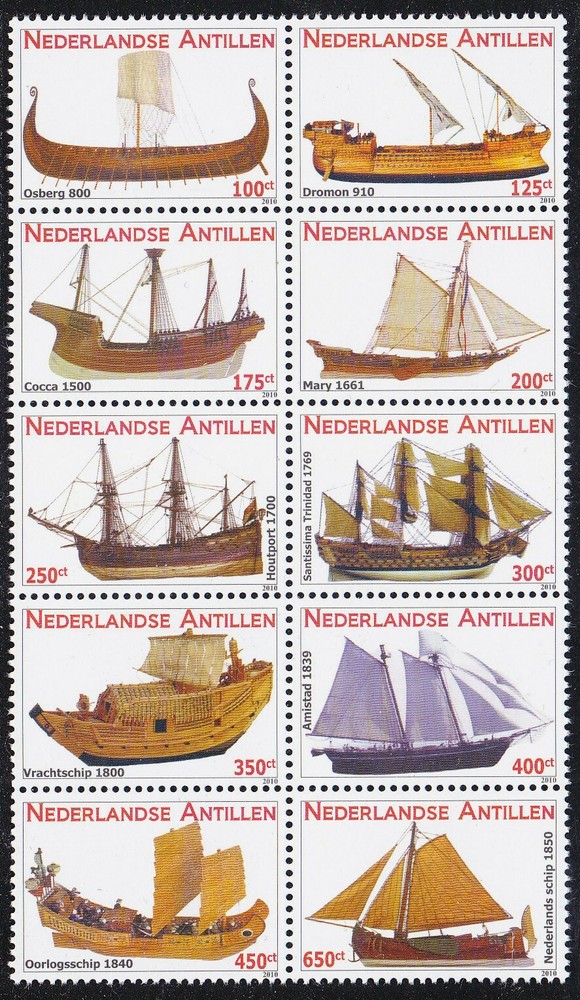 Netherlands - Dutch Antilles Issue 2010 (2022-2031) Ships