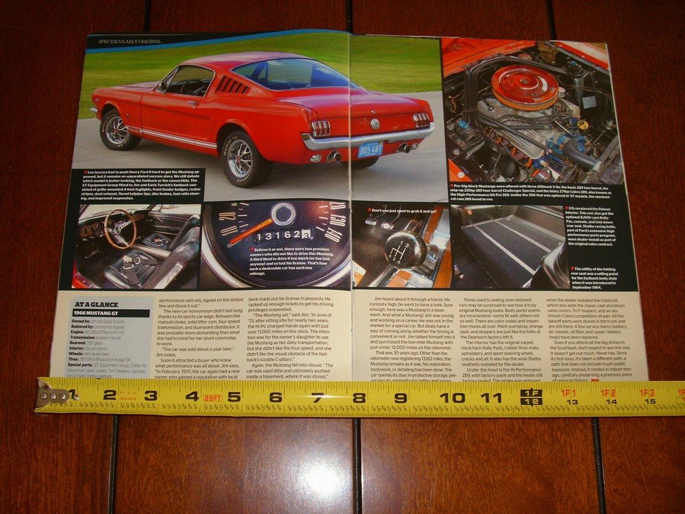 1966 MUSTANG GT K CODE ORIGINAL 2014 ARTICLE
