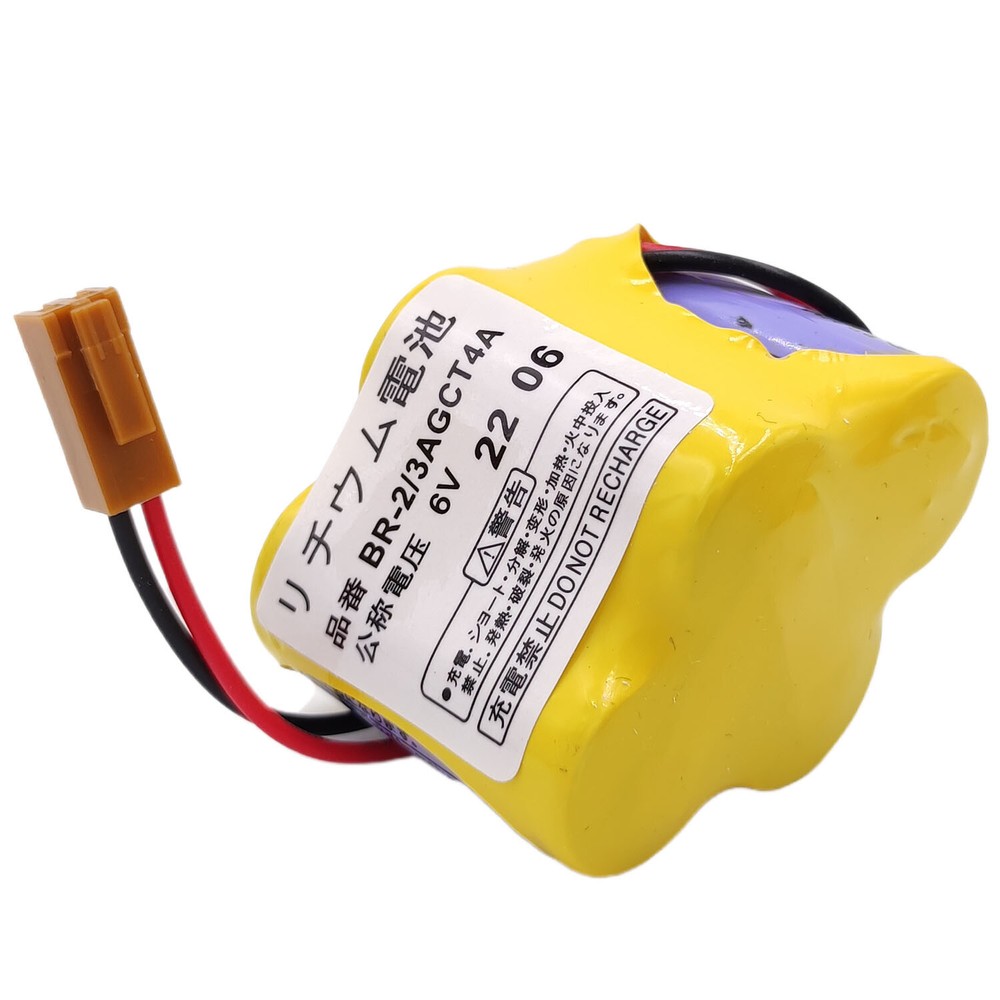 BR-2/3AGCT4A A98L-0031-0025 6V 4400mAH Fanuc PLC Lithium Battery