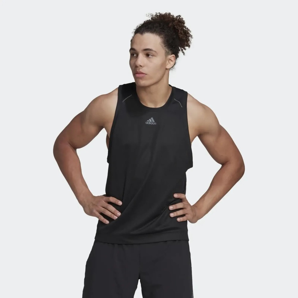 ADIDAS Men's HIIT SPIN PERFORMANCE TANK TOP