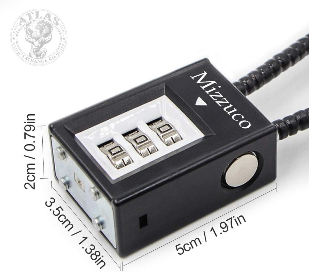 Trigger Lock 3 Digit Combination Gun Lock & Gun Cable Lock Compatible with Many