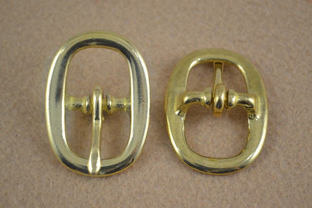 Halter Buckle - 5/8" - Solid Brass - Pack of 4 (F294)