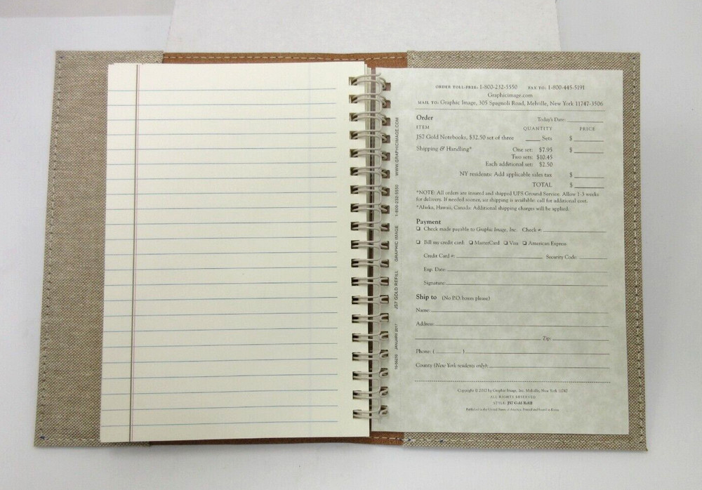 Metropolis Graphic Image 7" Refillable Notebook Leather Cover Spiral Insert Blue