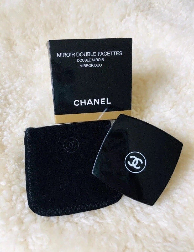 CHANEL Mirror Duo Compact Double Facette Makeup Black