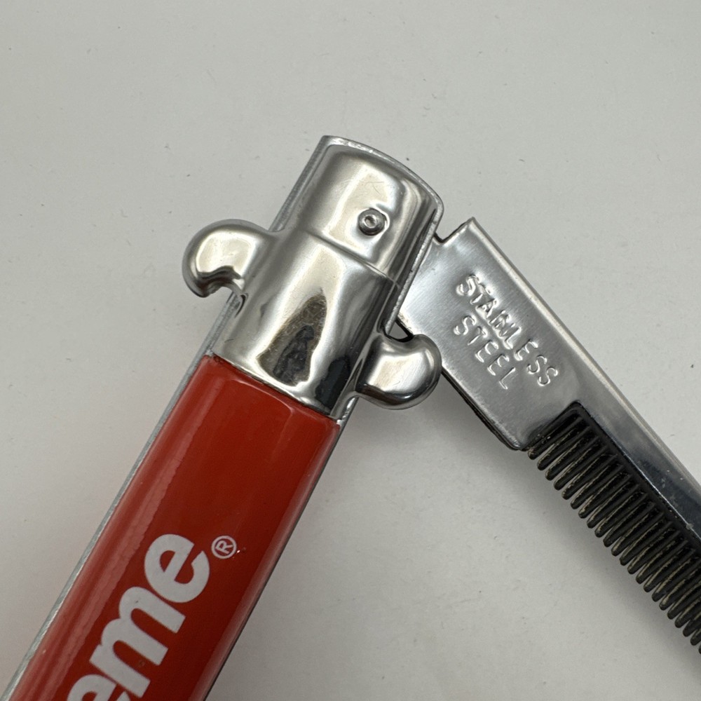 Supreme Switchblade folding pocket comb 2010 Rare Archive Authentic
