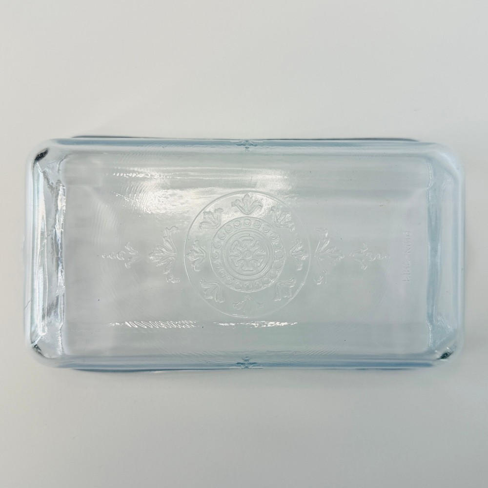 💠 Fire King Philbe Sapphire Blue Rectangular Loaf Pan