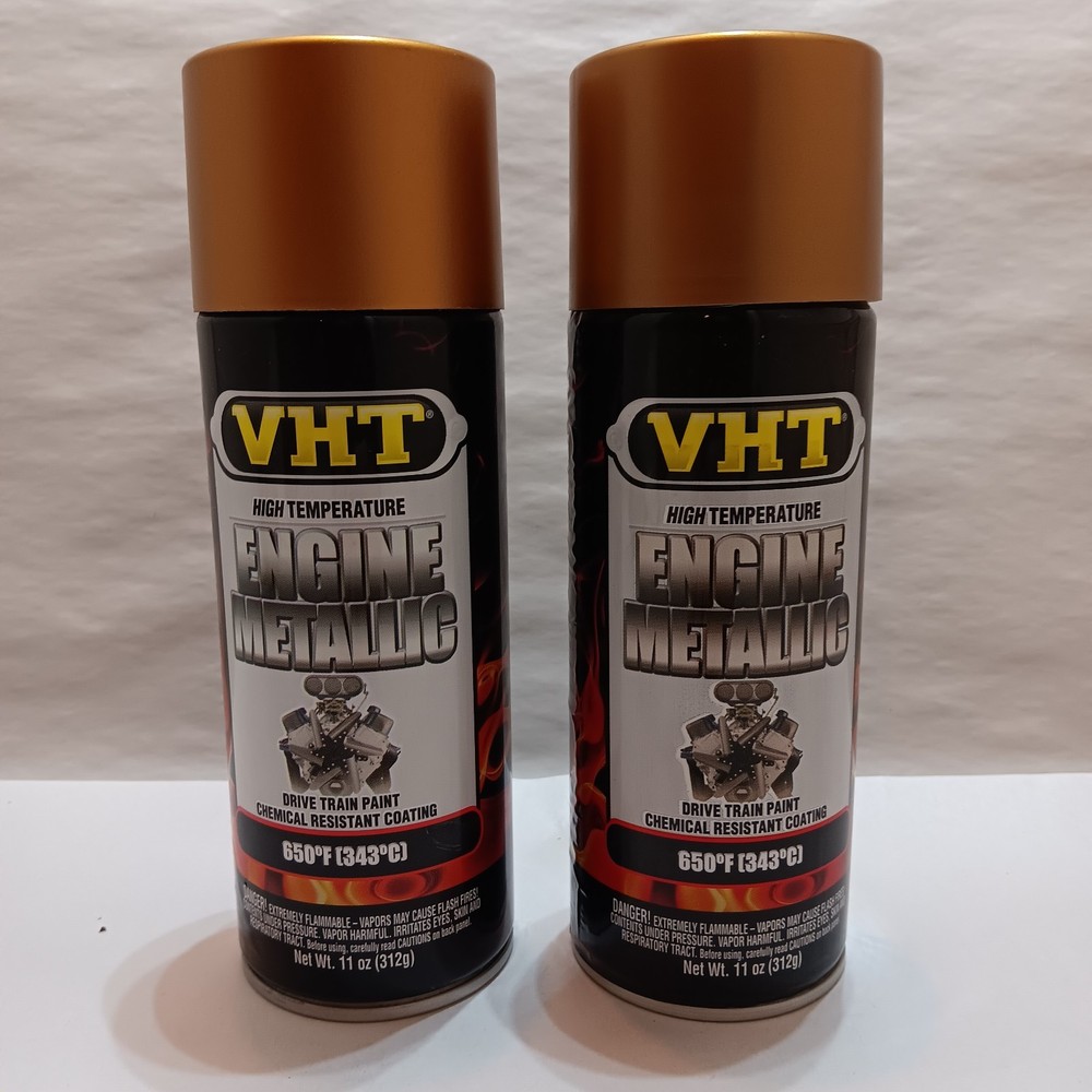 VHT SP404 Engine Metallic Gold Flake Paint Can - 11 oz.  (2 pack )
