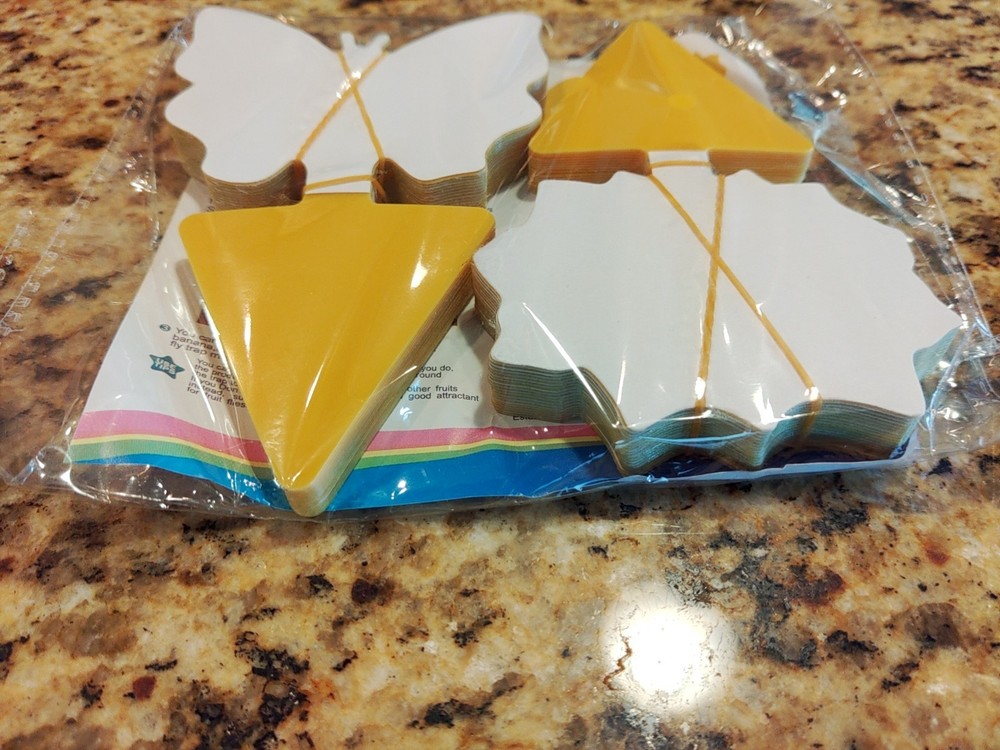 FRUIT FLY STICKY TRAPS 5 X 3 36 PACK