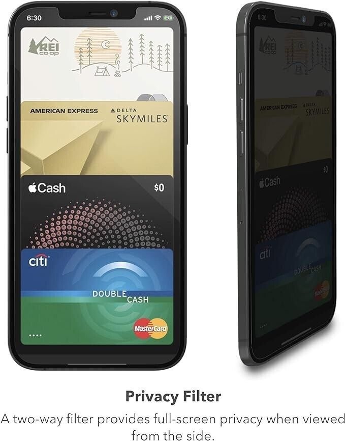 ZAGG Invisible Shield Glass Privacy Screen Protector iPhone 11 Pro Max/XS Max