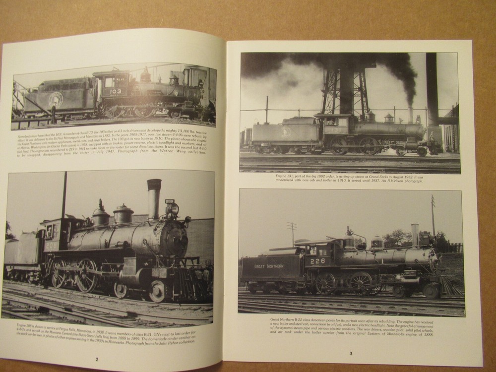 Great Northern Reference Sheet 224 Early Steam Development