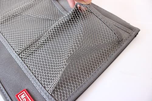 Bedside Storage Organizer with Pockets – Compact & Lightweight Organizer Gray