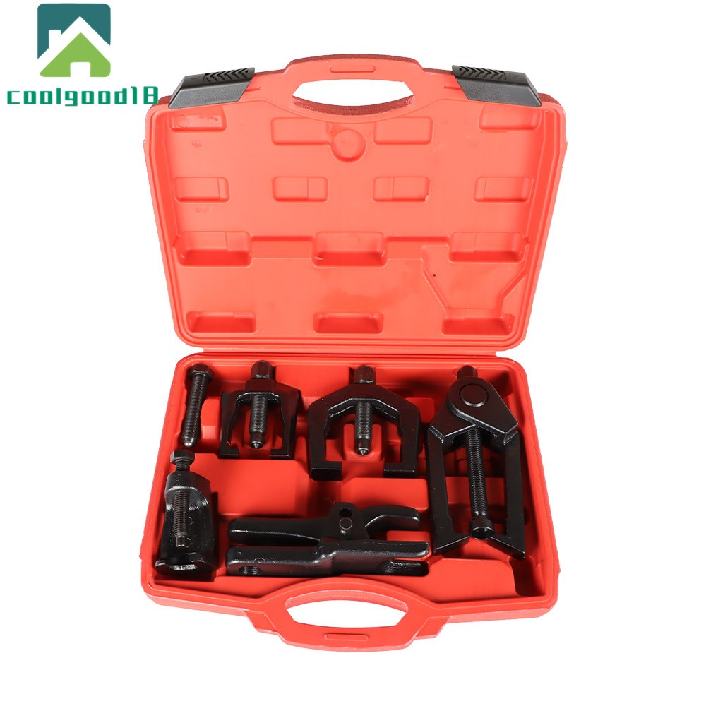 6x Front End Service Tool Kit Ball Joint Separator Pitman Arm Tie Rod Puller
