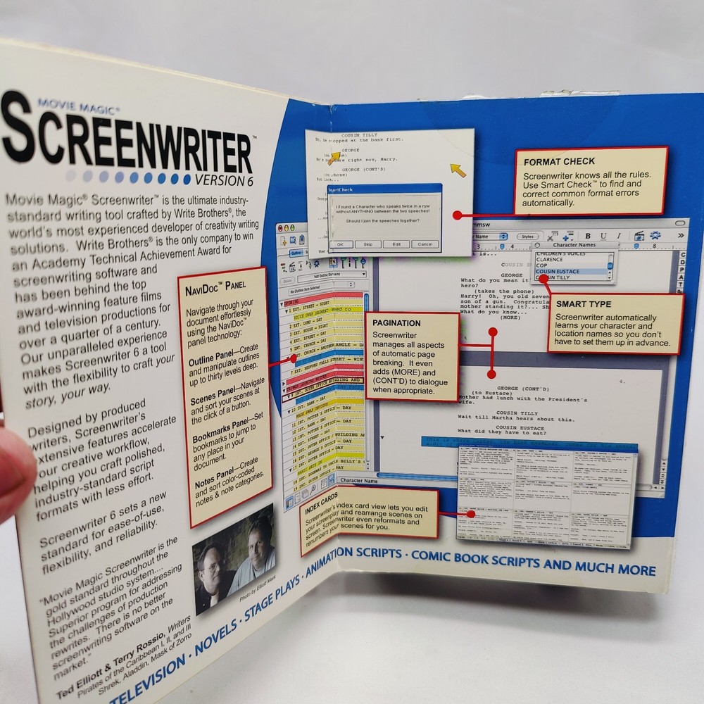 Write Brothers Movie Magic Screenwriter 6 - Full Version for Windows