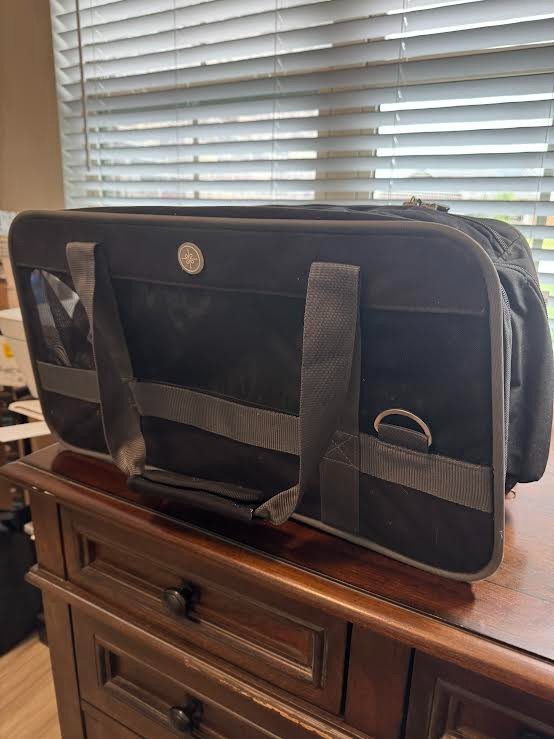 Small Black Pet Carrier Purse