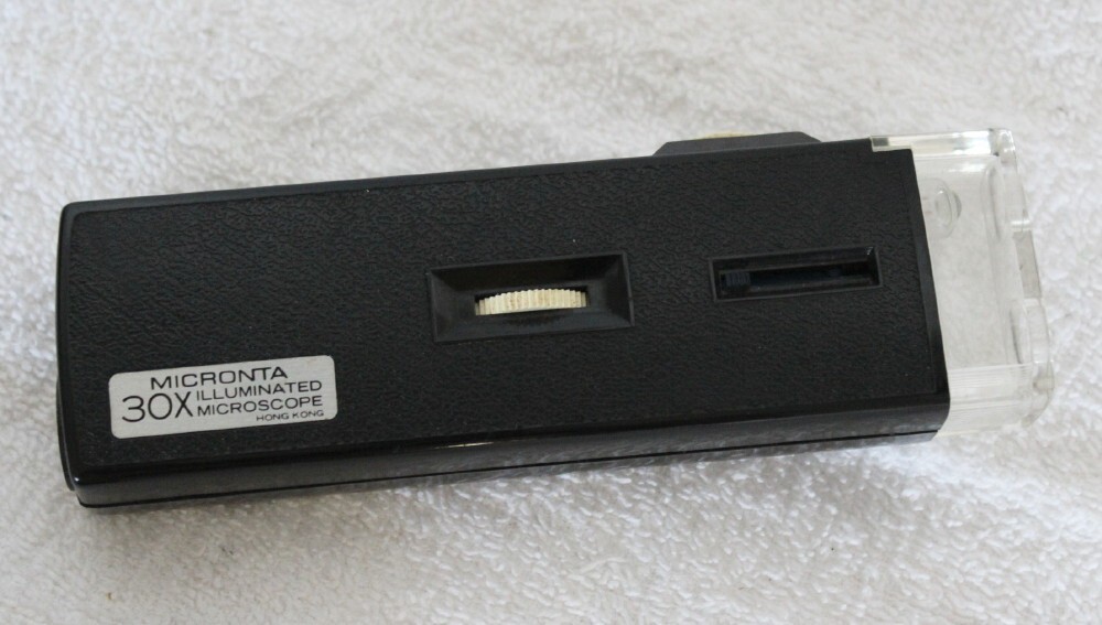 Vintage Micronta 30X Illuminated Microscope ~ **WORKING**