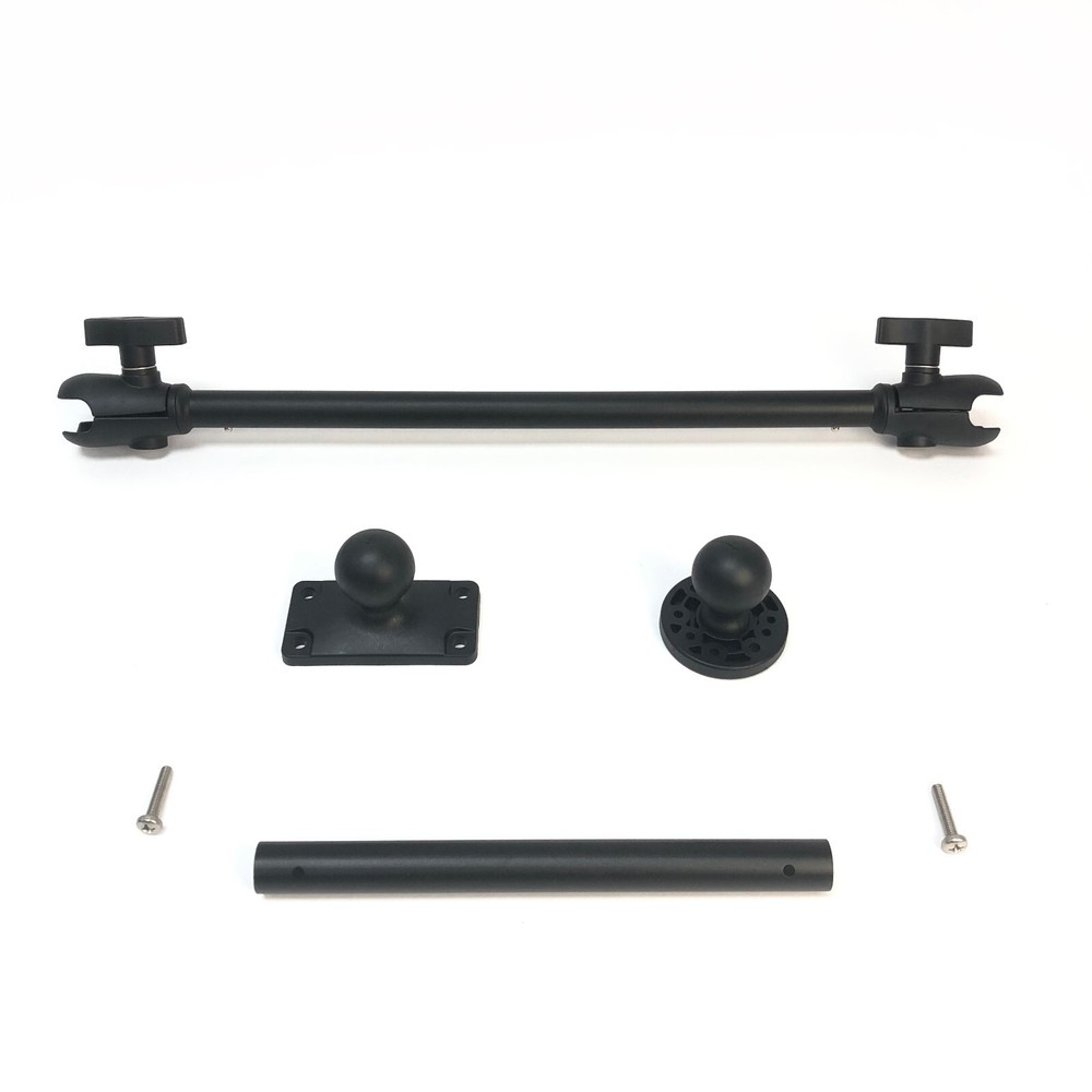 360° Fish Finder Holder GPS Plate Mount Stand Install fitting A Rectangular Base