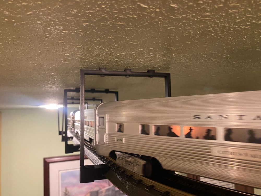 Model trains O scale ceiling hangers