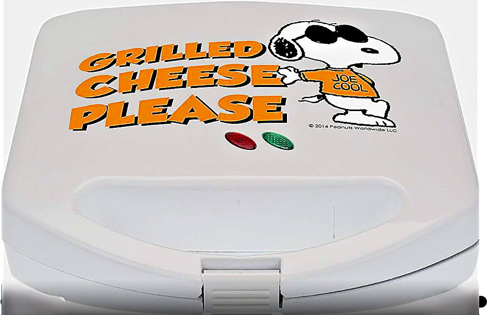 Peanuts Snoopy & Woodstock Grilled Cheese Maker - White