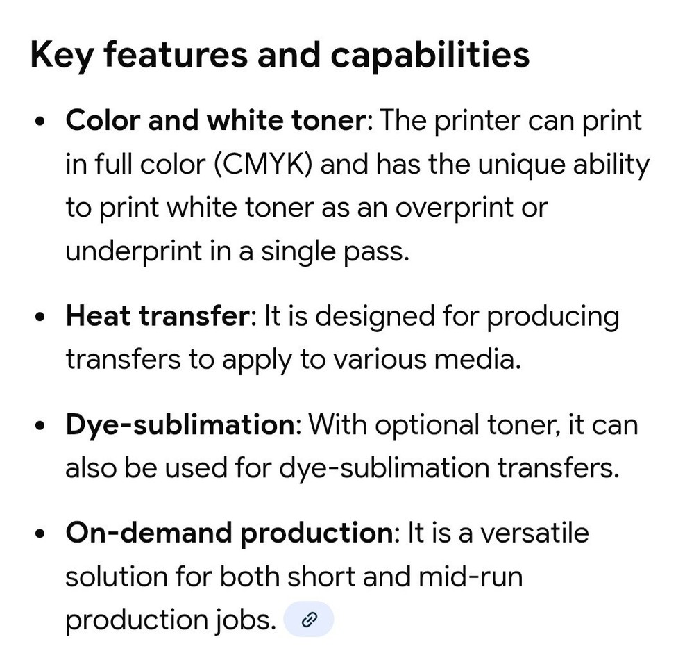 UNINET iColor 550 + Pro Rip and SmartCUT Software