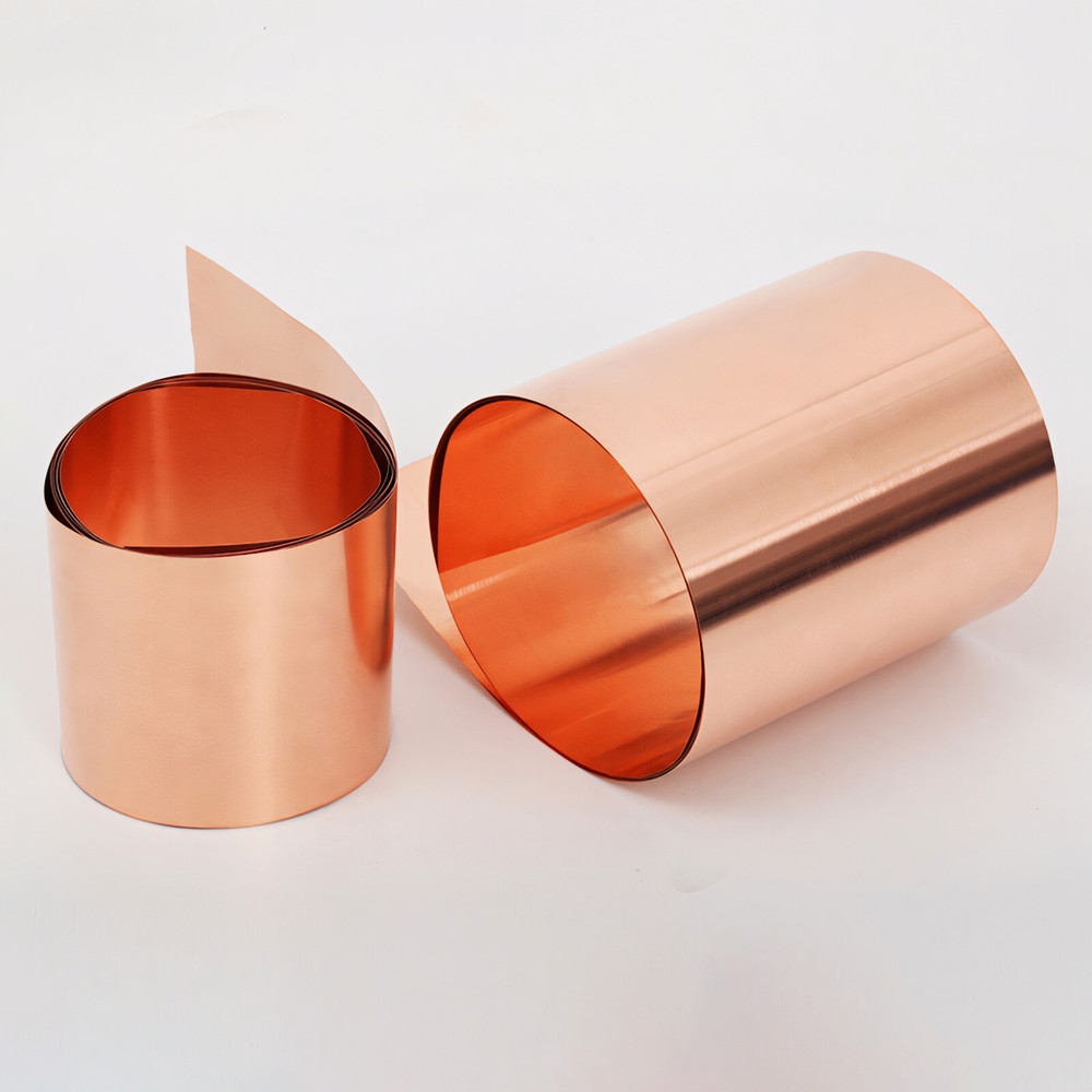 Copper Sheet Strip Thickness 0.01mm-1mm Width 100mm-400mm Flexible Pure Copper