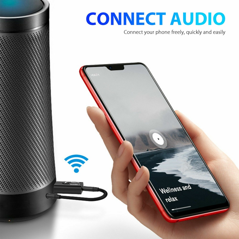 2in1 Bluetooth Transmitter Receiver USB Wireless Stereo Audio Adapter Dongle PC