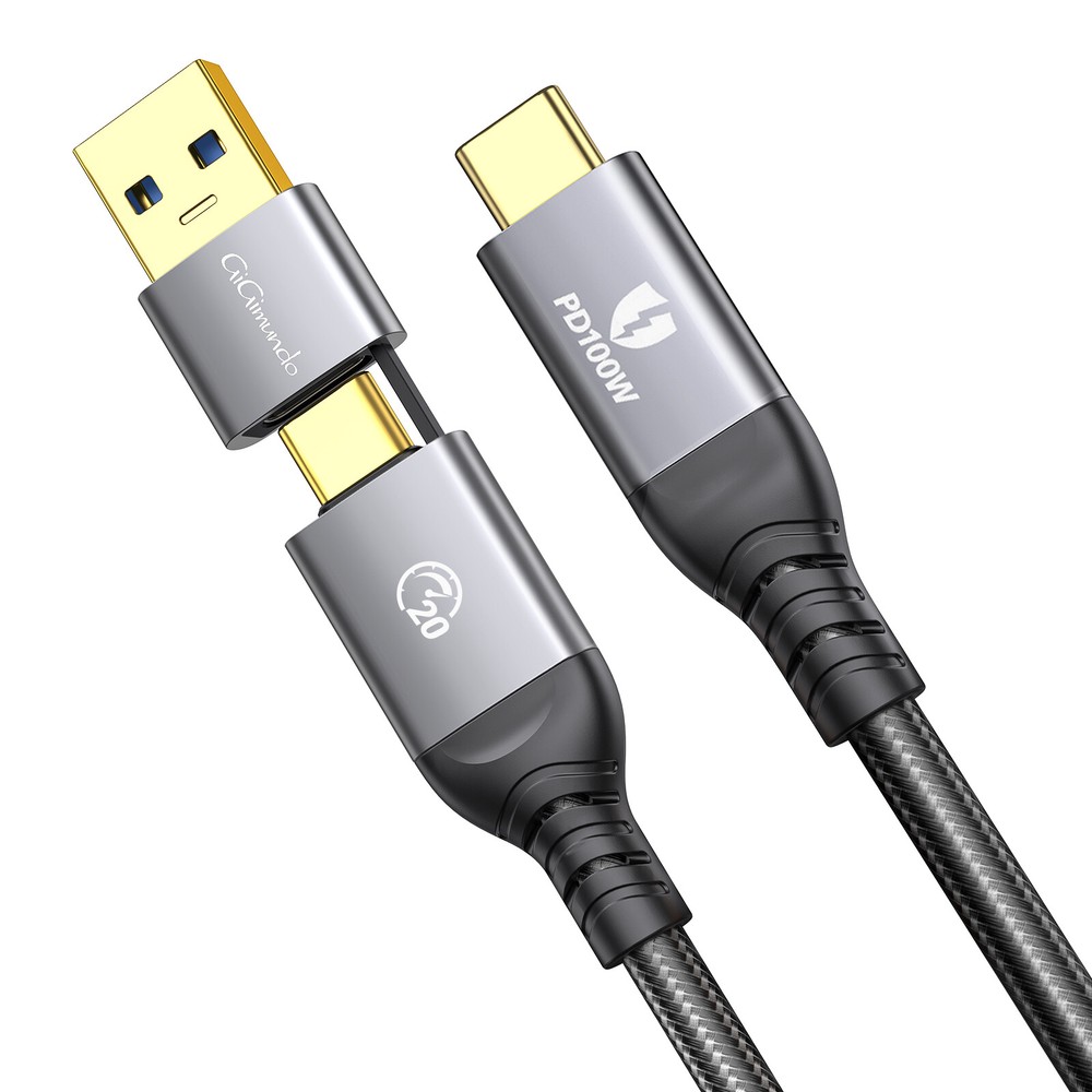 USB3.2 Gen2x2 Type C to USB C/A 40Gbps Cable Data Cable 100W PD Fast Charging