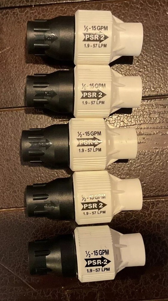 5 Pack Senninger PSR-2 Irrigation Pressure Regulators