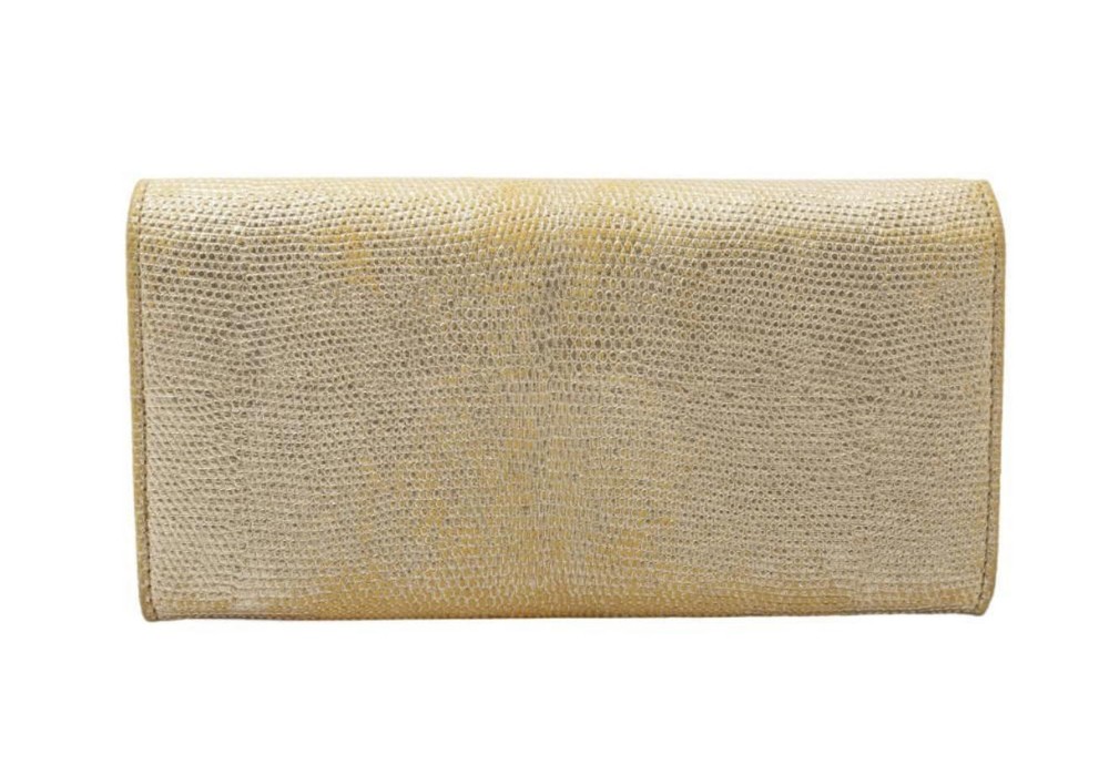 Jimmy Choo Gold Long Wallet – Classic Glam & Function